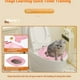 thumbnail image 5 of Methold Kit de entrenamiento para gatos reutilizable con tapa desmontable y ventosas de PP para la higiene del hogar. Sistemas de eliminación de arena para gatos rosa, 5 of 6