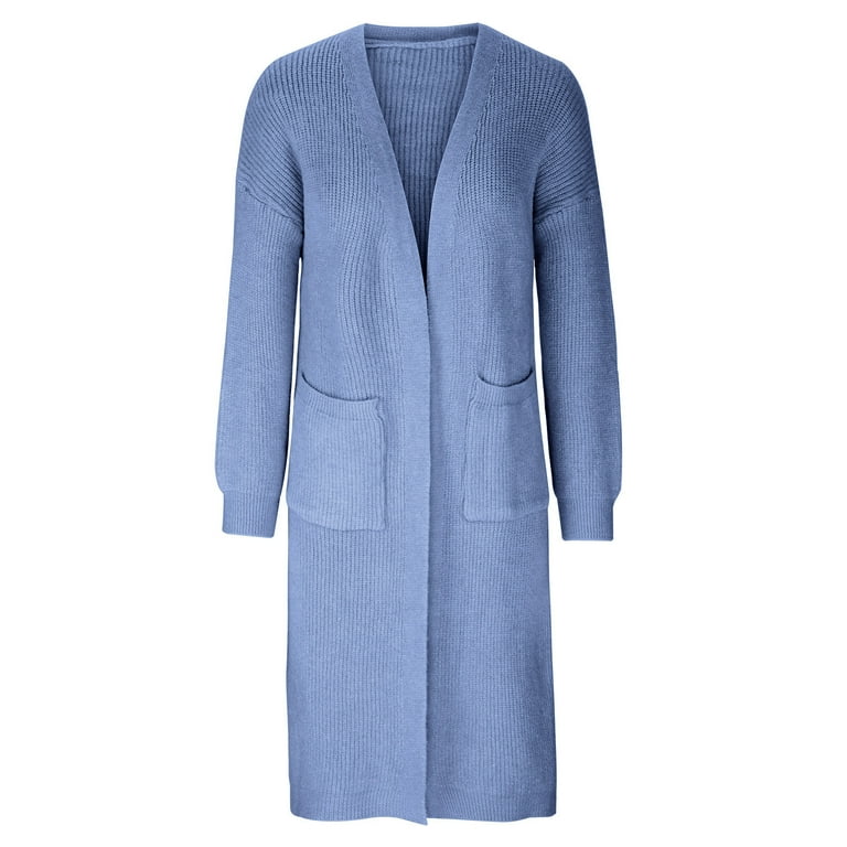 Olyvenn Deals Women Casual Solid Knitting Loose Cardigan Olyvenn Deals Women Casual Solid Knitting Loose Cardigan