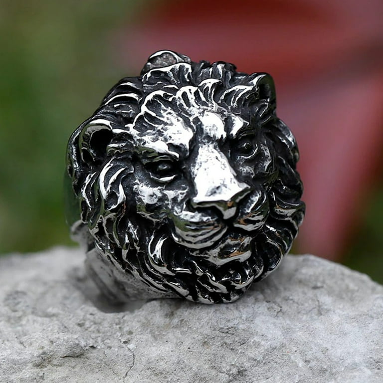 Lions head shop ring