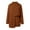 Brown, variant on Women's Solid Color Long Sleeve Shorts Romper - Adjustable Spaghetti Strap, High Waist Loose Fit, Polyester-Spandex Blend for Spring/Summer