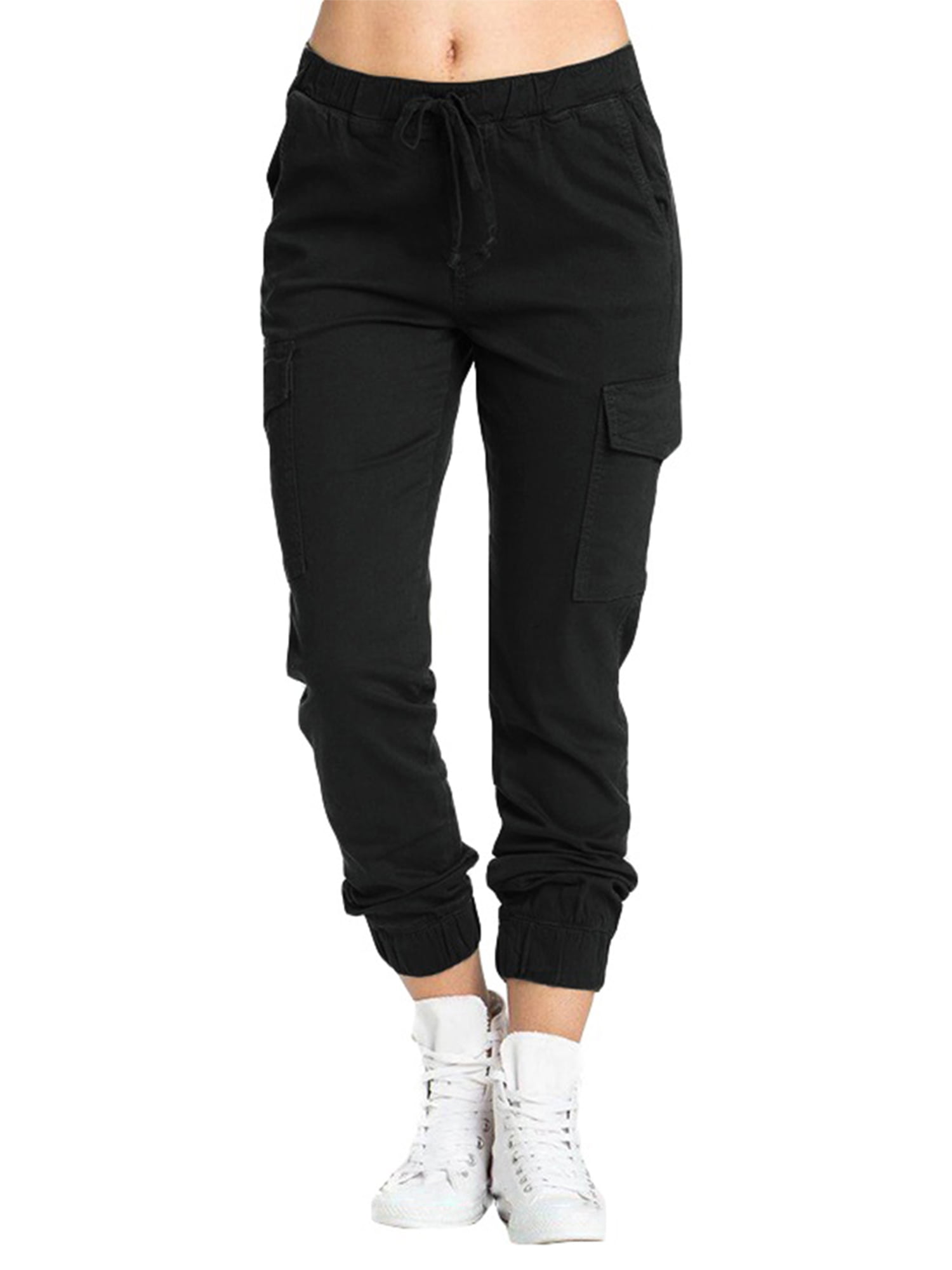 Xingqing - Women Pocket Cargo Pants 