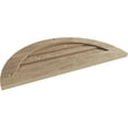 thumbnail image 5 of Ekena Millwork 36"W x 18"H Timberthane Sandblasted Half Round Faux Wood Non-Functional Gable Vent, Primed Tan, 5 of 5