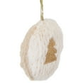 thumbnail image 6 of Northlight Star and Christmas Tree Disc Ornaments - 3.5" - Cream and Beige - Set of 2, 6 of 6