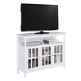 thumbnail image 3 of Convenience Concepts Big Sur Deluxe 55 inch TV Stand with Storage Cabinets and Shelf, White, 3 of 10