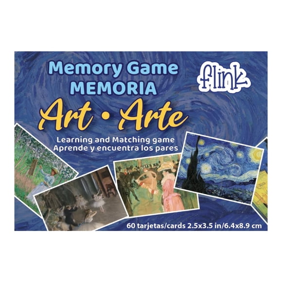 Juego de Memoria de Obras de Arte Flink Arte