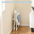 thumbnail image 6 of INFANS Baby High Chair, Quick Folding Portable Highchair for Babies and Toddlers with Adjustable Footrest Removable Dishwasher Tray PU Seat, Compact Highchairs for Baby Age 6-36 Months, 6 of 9