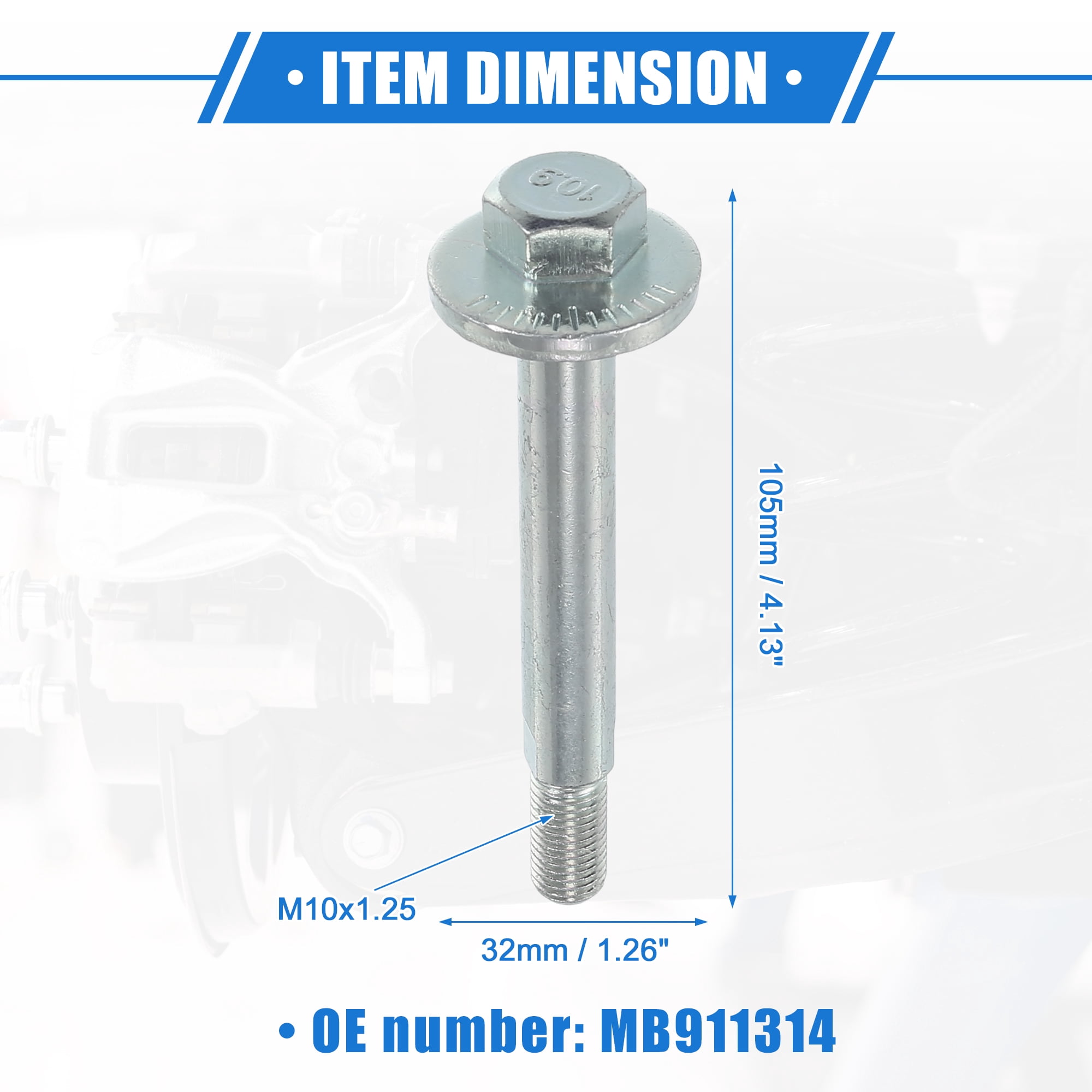 Unique Bargains Alignment Camber Bolt for Mitsubishi Eclipse 1995-2005 Galant 1992-2003