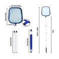 thumbnail image 4 of Pool Skimmer Net With Pole Hot Tub Spa Leaf Cleaner Net Plastic Framed Fine Mesh Net Easily Removes Leaves, 4 of 4