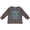 Charcoal, variant on Snowmobile Addict Snowmobiling Boys or Girls Long Sleeve Toddler T-Shirt
