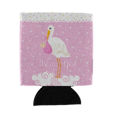 

Carolines Treasures VHA3013CC Its a Baby Girl Can or Bottle Hugger Can Hugger multicolor