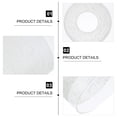thumbnail image 4 of Shisuyan Cylinder Frosted Glass Light Cover Ceiling Lamp Accessory Unique Lampshade, 4 of 8