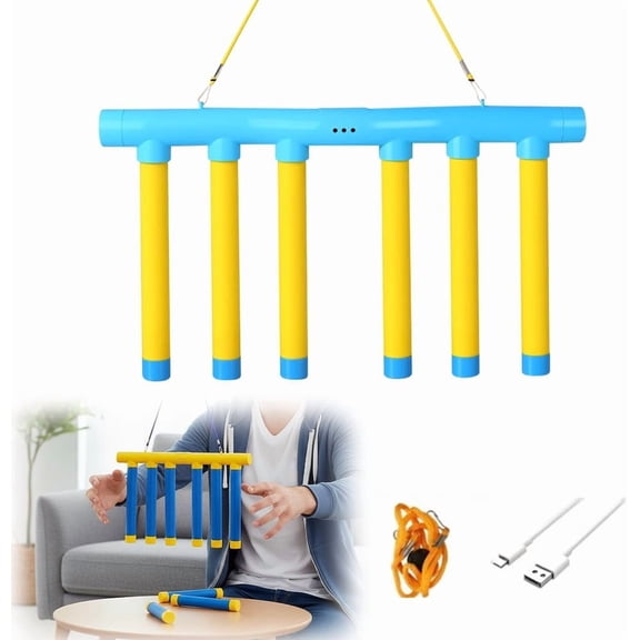 Reflective Drop Stick Challenge Game Set, 2026 Upgrade Hand Eye Coordination Training Catching Sticks Game Reaction Training, 3 Adjustable Speed Modes Catching Sticks Games