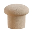 thumbnail image 4 of Reposapiés pequeño Taburete de ocio Taburete decorativo Reposapiés Otomanas Puffs Silla Caqui, 4 of 9