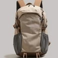 thumbnail image 1 of Supershield Lightweight Waterproof Mountaineering Backpack - Large Sports Rucksack for Hiking, Camping, & Daily Travel, Khaki, 1 of 5
