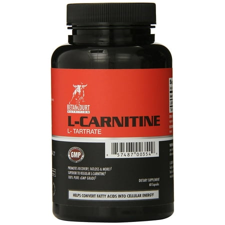 Betancourt Nutrition L-Carnitine L-Tartrate - 60 Capsules - 1000 mg par portion