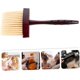 thumbnail image 5 of Cepillo plumero para el cuello de barbero con cerdas suaves y mango antideslizante para la limpieza después de un corte de pelo en el salón., 5 of 5