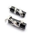 thumbnail image 5 of GKNET Natural Gemstones Cylinder Dragon Wrap Column Reiki Healing Beads Pendant-Opal-Dragon, 5 of 9