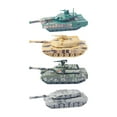 thumbnail image 4 of 4 piezas 1/100 modelo de tanque 4D modelo de tanque moderno 99A1 2A6 kits de construcción vehículo decoración del hogar para niños regalos de, 4 of 10