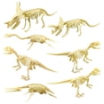 thumbnail image 1 of 7 piezas de juguetes de plástico CUTICAT colección de Carfts educativo esqueleto de dinosaurio, 1 of 8