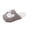 Gray, variant on Women Cartoon Sheep Face Fluffy Closed Back Mule House Slippers, Thick Plush Fabric, Moderate Cushioned Footbed, Flexible Anti Slip Outsole, Cute Minimalist Silhouette for Fall Winter,Pink 5.5