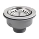 thumbnail image 3 of Reliable Kitchen Fixtures Basin Trap drainage 110mm Stainless Steel Sink drain strainer Step by Step Filtration, 3 of 10