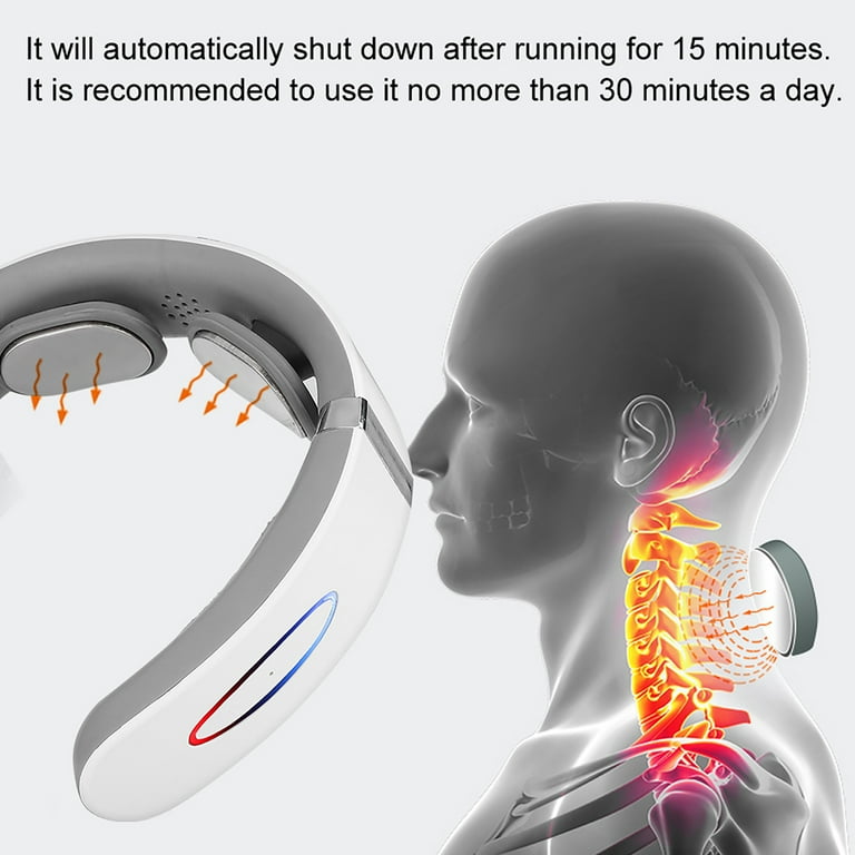 Masajeador de vertebra cervical Dekaim Electric Masajeador de vertebra cervical Masajeador de compresion en caliente Maquina de masaje de cuello para