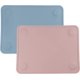 thumbnail image 1 of Manteles individuales de silicona con ventosa para bebés, niños pequeños y niños, silicona duradera de grado alimenticio con ventosa antideslizante, apto para lavavajillas, para mesa de comedor y restaurantes + estuche de viaje, paquete de 2, azul mate, rosa grande, 1 of 5
