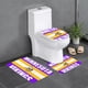 thumbnail image 1 of Juego de 3 alfombras de baño del equipo Vikings, alfombra antideslizante para baño, 31,5 x 20 pulgadas, 1 of 7