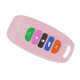 thumbnail image 2 of Juguetes De Dentición De Silicona Suave Portátil Con Forma De Llaves De Coche Para Bebés, Niños, Niños, Rosa, 2 of 9