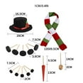 thumbnail image 4 of Yuarrent Kit de herramientas de muñeco de nieve de Navidad, juego de botones, juguetes para niños, hogar, invierno, Navidad, vacaciones, Kits de decoración para fiestas Tipo3, 4 of 6