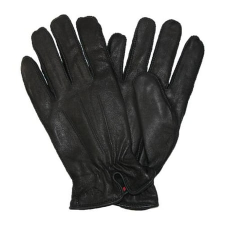 Dockers Men Genuine Leather Fleece & Thinsulate Lined Gloves