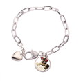 thumbnail image 1 of Pulsera de cadena de corazón joyería encanto moda, 1 of 3
