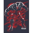 thumbnail image 2 of Women's Marvel Venom: Let There be Carnage We are Venom Red  Graphic Tee Navy Blue Small, 2 of 4