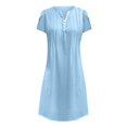 thumbnail image 4 of HomeGardon Liquidation de Robes d'Été! Robes pour Femmes 2025, Robe d'Été Décontractée Ample Imprimée pour Femme Sans Manches à Col en V Ensemble Haut/chemise, P-TTTG, 4 of 7