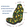 thumbnail image 3 of Wukai Happy St. Patrick's Day Full Set Car Seat Covers with Soft Padding Universal Auto Front Seats Protector and Cushion Mat, 3 of 5