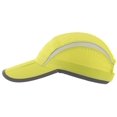 thumbnail image 4 of Minzimin Foldable Mesh Sports Cap with Reflective Stripe Breathable Sun Runner Cap, 4 of 8