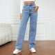 thumbnail image 4 of WILLBEST Jeans Mujer Pantalones Vaqueros Desgastados y Rotos de Moda para Mujer, Cintura Alta, Holgados, Cómodos, Elásticos, Con Bolsillo Con Botón, Estilo Casual 960 Chica, 4 of 4