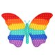 thumbnail image 2 of Juguetes relajantes de burbujas de empuje, mariposa grande, juguete para apretar antiestrés, arcoíris Likrtyny juguetes de los niños, 2 of 9