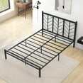 thumbnail image 6 of Costway Queen Size Platform Bed with Headboard 11.5" Under Bed Storage Easy Assembly, 6 of 10