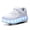 White, variant on Kids Roller Skates Light up Shoes with Wheels Shoes LED USB Charging Roller Sneakers for Girls Boys Birthday Christmas Gift