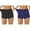 Black/Navy, variant on WREESH 2-Pack Women's 3" Inseam Swim Shorts, Stretchy Athletic Tankini Bottoms, Quick-Dry Sport Swimsuit for Beach & Pool