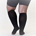 thumbnail image 2 of Calcetines de compresión de talla grande de 20 a 30 mmhg para hombres y mujeres, pantorrilla ancha, extra ancha para circulación, 2 of 3