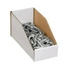 Staples Open Top Bin Boxes 4" x 9" x 4 1/2" White 50/Bundle BSBINBIN49