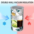 thumbnail image 2 of 20oz Coffee Tumblers Yellow Lemon Fruits White Pattern Stainless Steel Vacuum Insulated Travel Tumbler Coffee Cups Mug with Lid and Straw with Cleaning Brush for Cold & Hot Drinks, 2 of 5