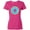 Cyber Pink, variant on Blue Donut Women's T-Shirt