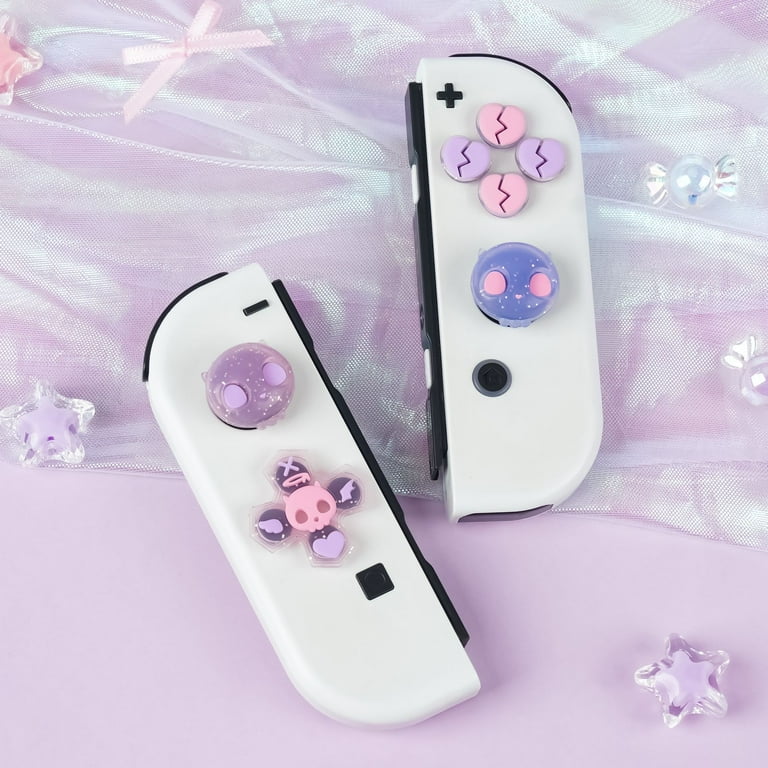 GeekShare Cross D-Pad Button Caps Thumb Grips ABXY Sticker for