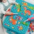 thumbnail image 4 of Juego de Rompecabezas de Taladro de Dinosaurio ANGGREK Caja de Herramientas Educativo, 4 of 7