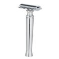 thumbnail image 2 of Navaja de afeitar manual para hombres, diseño seguro y práctico, fabricada en acero inoxidable de alta calidad, ideal para uso personal o en salón., 2 of 6