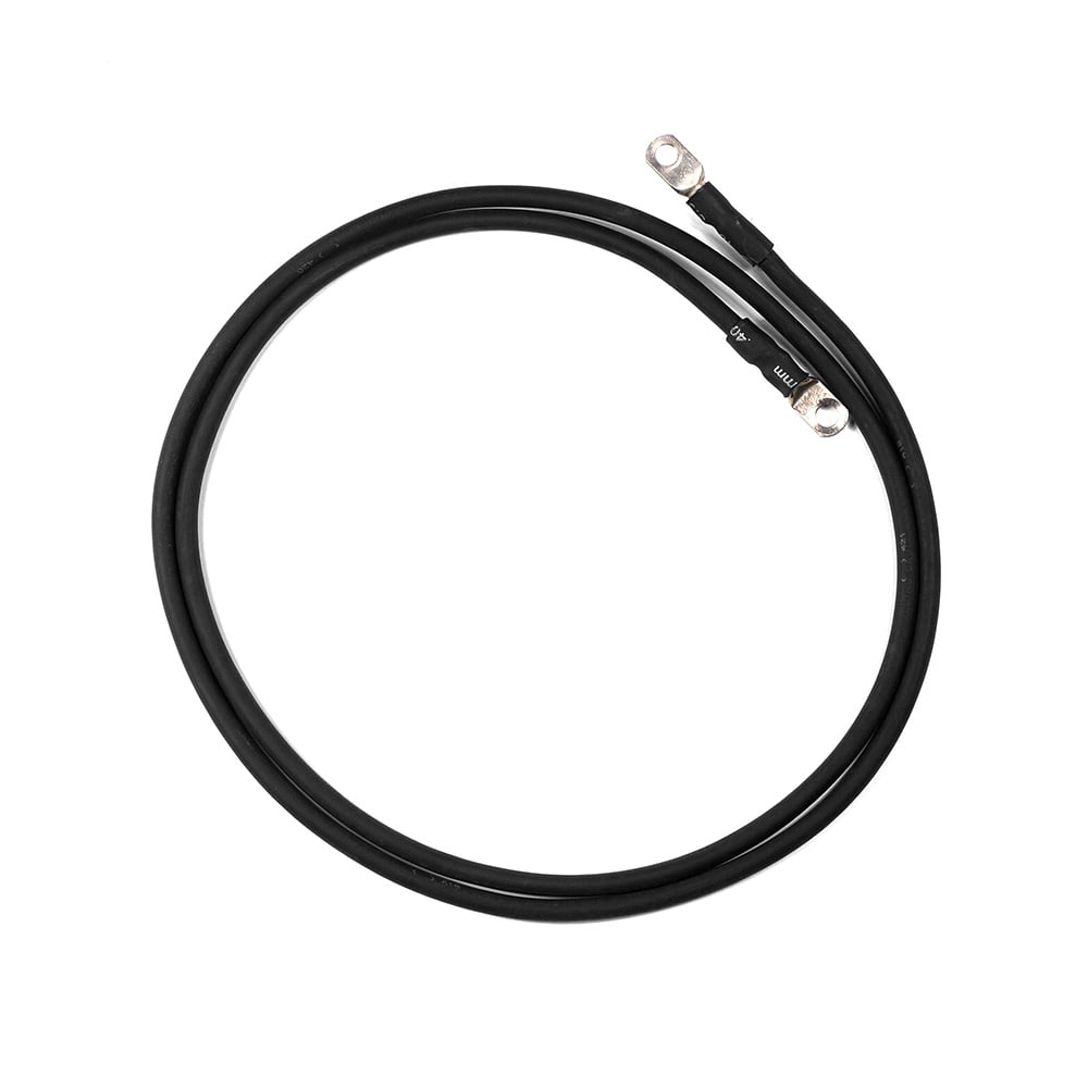 4 Gauge 3/8" Lugs 24" (Inches) Long Premium Extra Flexible Copper