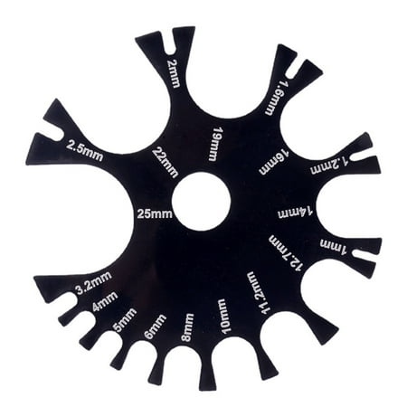 

GENEMA Jewelry Piercings Gauge Measurement Wheel Diameter 85mm/3.35 Measurment Tool